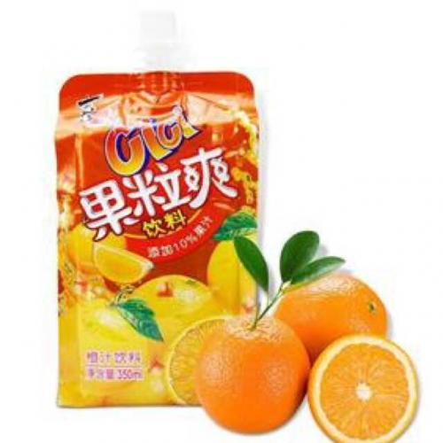 喜之郎果粒爽橙汁258ml