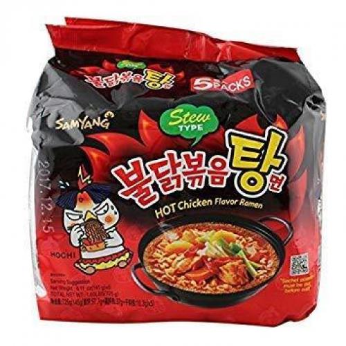 韩国火鸡炖汤面5连包
