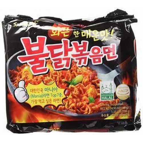 韩国辣鸡面5x140g