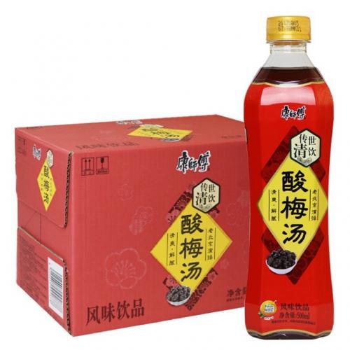 康师傅酸梅汤500ml一箱15支