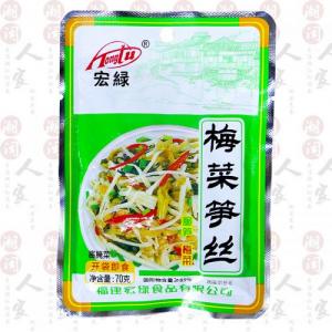 宏绿梅菜笋丝70g