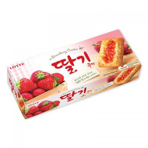 乐天甜草莓酥230g