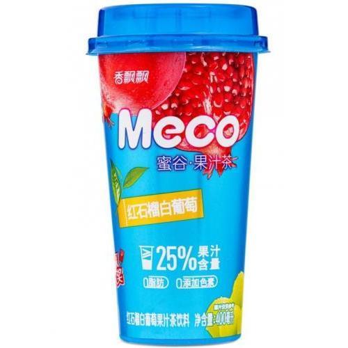 香飘飘红石榴白葡萄果汁茶400ml