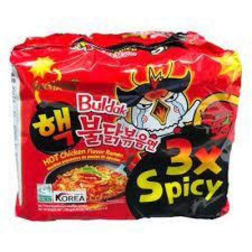 三养辣鸡三倍辣面5连包