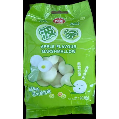 四洲夹心棉花糖-苹果味90g