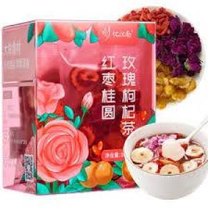 忆江南红枣桂圆玫瑰茶50g