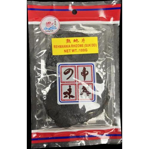 小鱼儿熟地片100g