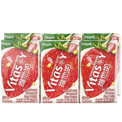 维他士多啤梨味豆奶6x250ml