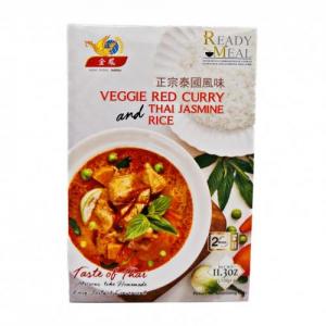 金凤即食素菜红咖喱饭(微波炉)320g