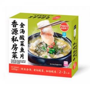 香源速冻金汤酸菜鱼片400g