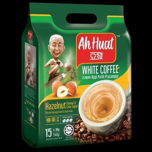 呀发榛果蔗糖白咖啡540g