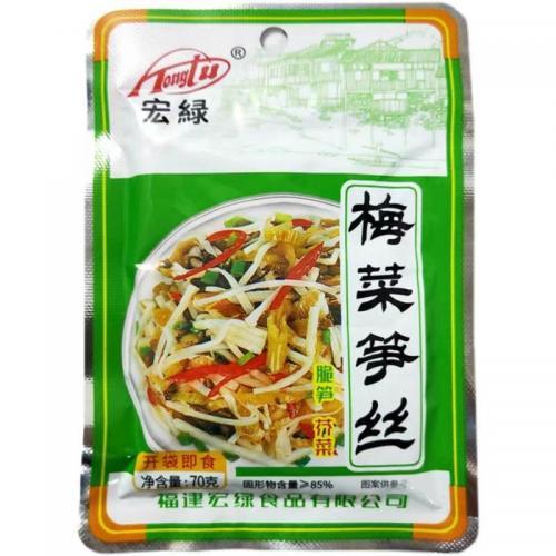 宏绿梅菜笋丝70g
