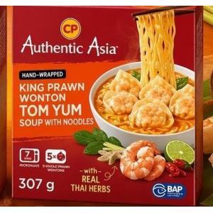CP 冬荫鲜虾手工云吞面 307g