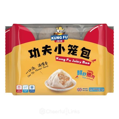 功夫鲜虾猪肉小笼包 300g