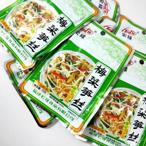 【99p】2包宏绿梅菜笋丝70g