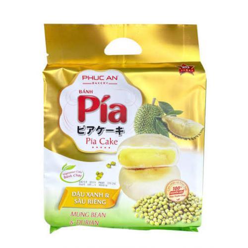 越南素食绿豆榴莲餅-黄色(4个) 400g