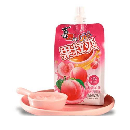 【99p】喜之郎果粒爽蜜桃味258g